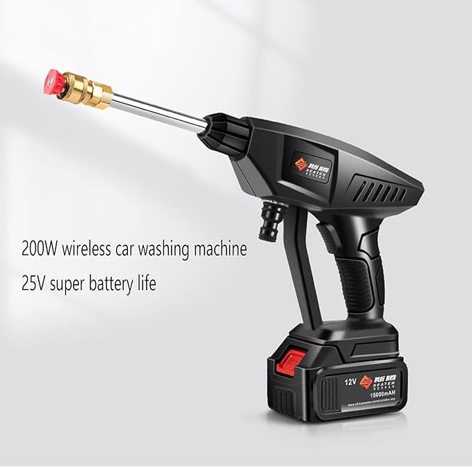Pressure Washer for Car – High Power Cordless Cleaner | ماكينة غسيل سيارات بضغط عالي لاسلكية