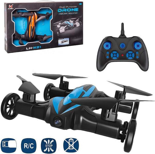 Dual-Purpose Drone (Fly & Drive) | طائرة درون مزدوجة الاستخدام (طيران وقيادة أرضية)