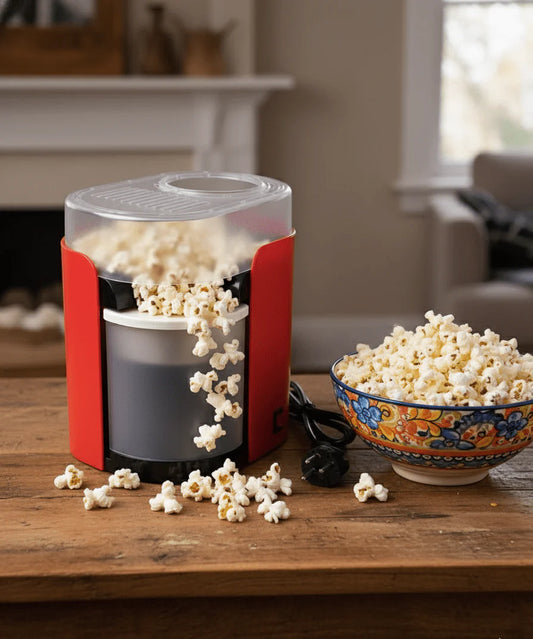 Hot Air Popcorn Maker – Oil-Free & Fast | ماكينة تحضير الفشار بالهواء الساخن بدون زيت